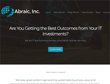 Tablet Screenshot of abraic.com